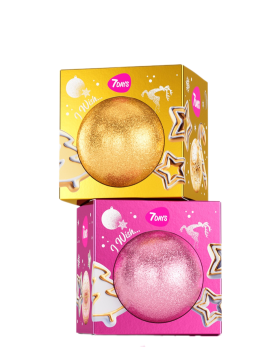 Бомбочка для ванны 7DAYS, набор 2 шт