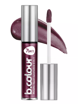 Тени для век жидкие блестящие с эффектом металлик / 07 PLUM