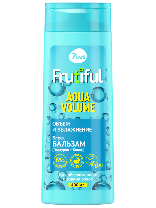 Бальзам для волос объем и увлажнение AQUA VOLUME