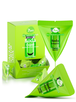 Скраб для лица очищающий SODA 25 шт.