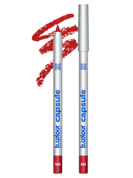 Карандаш для губ стойкий / 101 (красный), B.COLOUR PROFESSIONAL CAPSULE