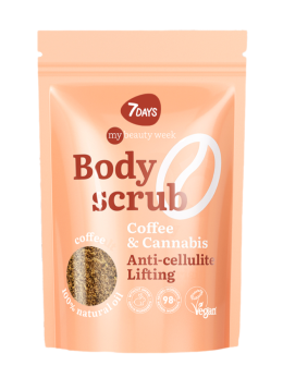 Скраб для тела антицеллюлитный от растяжек кофейный с маслами COFFEE&CA, MY BEAUTY WEEK