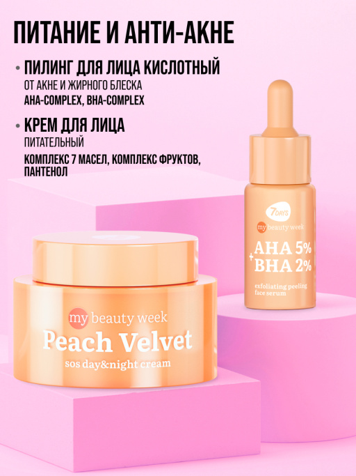 Сыворотка для лица с кислотами AHA+BHA
