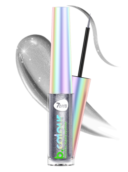 Подводка для глаз жидкая с эффектом металлик / 01 GREY