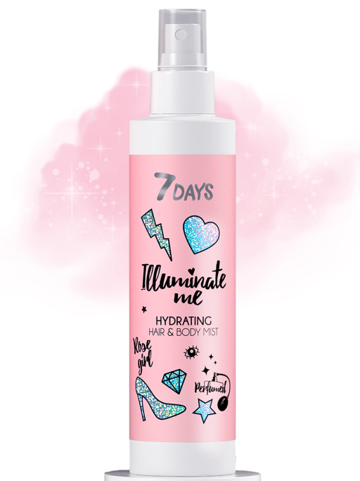Мист для волос и тела увлажняющий Rose girl
