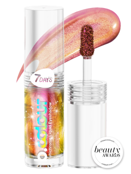 Тени для век жидкие блестящие хамелеон / 07 CHERRY BLOSSOM