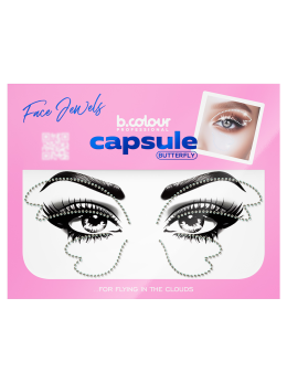 Стразы для лица и волос самоклеящиеся (голография) FACE JEWELS B.COLOUR PROFESSIONAL CAPSULE