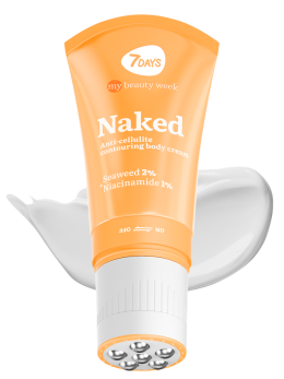 Крем для тела увлажняющий NAKED 130ml 3D массажер
