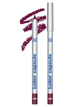 Карандаш для губ стойкий / 206 (слива), B.COLOUR PROFESSIONAL CAPSULE