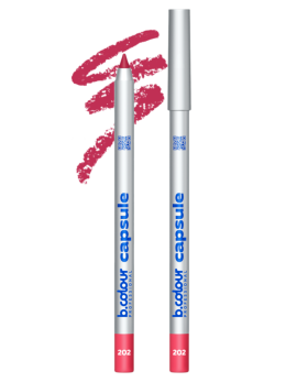 Карандаш для губ стойкий / 202 (ярко-розовый), B.COLOUR PROFESSIONAL CAPSULE