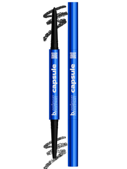 Карандаш для глаз, черный каял 2в1, smoky eyes / 01 Black classic, B.COLOUR PROFESSIONAL CAPSULE