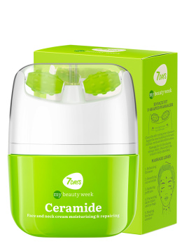 Крем для лица Увлажнение & Восстановление с 3D массажером CERAMIDE