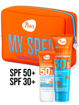 Солнцезащитный крем для лица и тела SUN CARE SPF 50+ и SPF30+ / PA++++