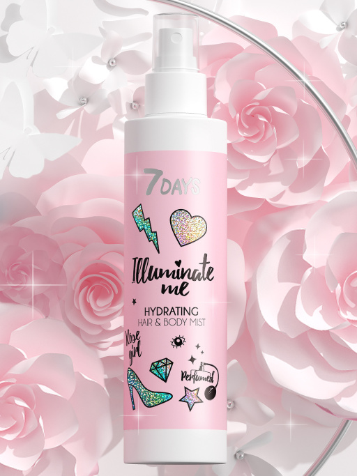 Мист для волос и тела увлажняющий Rose girl