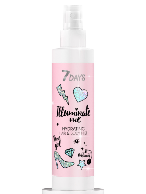 Мист для волос и тела увлажняющий Rose girl