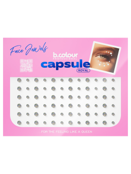 Стразы самоклеящиеся для лица, Royal (голография) FACE JEWELS B.COLOUR PROFESSIONAL CAPSULE