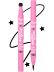 Подводка для глаз + штамп 2в1 Cute / 209 Eyeliner&Star black stamp