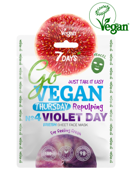 Маска для лица тканевая fresh Thursday VIOLET DAY