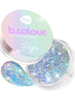 Глиттер для волос, лица и тела / 02 HYPE